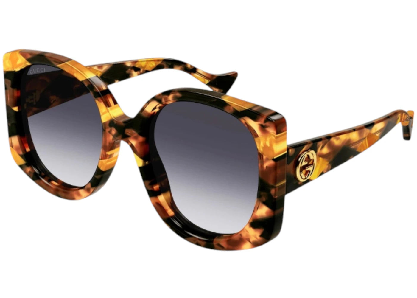 Gucci Butterfly Sunglasses Light Cluster/Havana (GG1257S 004)