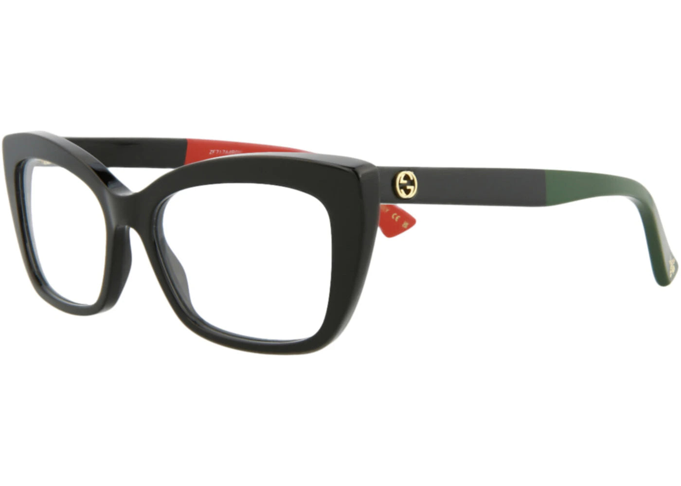 Gucci Cat Eye Eyeglasses Black/Black/Transparent (GG0165ON-30013218-006)