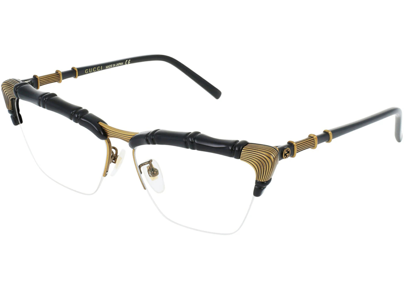 Gucci Cat Eye Eyeglasses Black/Black/Transparent (GG0660O-30008582-001)
