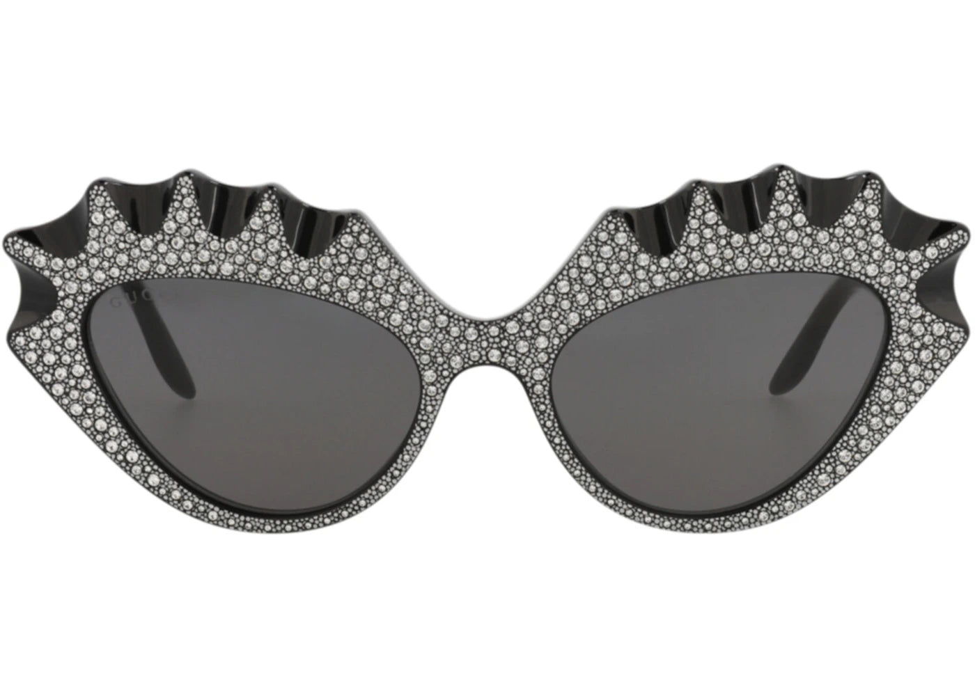 Gucci Cat Eye-Frame Acetate Sunglasses Black Black Grey (GG0781S-30009261-003)