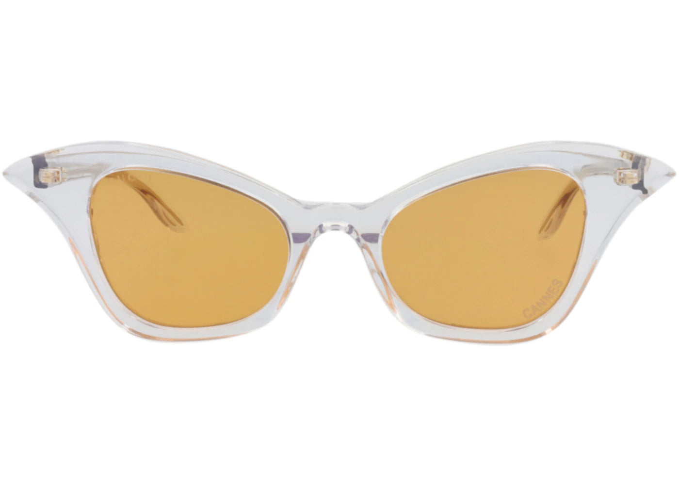 Gucci Cat Eye-Frame Acetate Sunglasses Crystal Crystal Orange (GG0707S-30008737-004)
