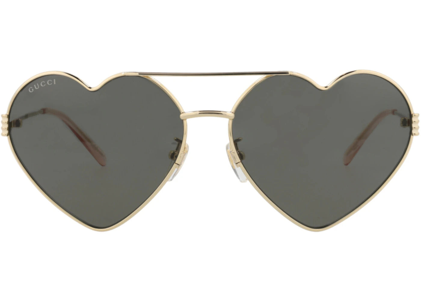 Gucci Cat Eye-Frame Metal Sunglasses Gold Gold Grey (GG1283S-30013874-001)