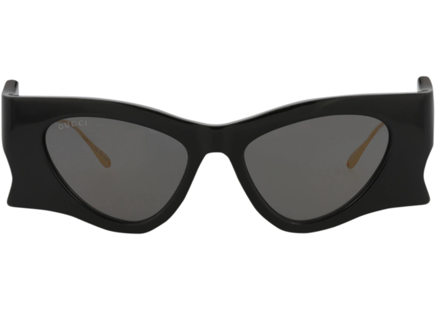 Gucci Cat Eye-Frame Recycled Acetate Sunglasses Black/Gold/Grey (GG1328S-30013923-001)