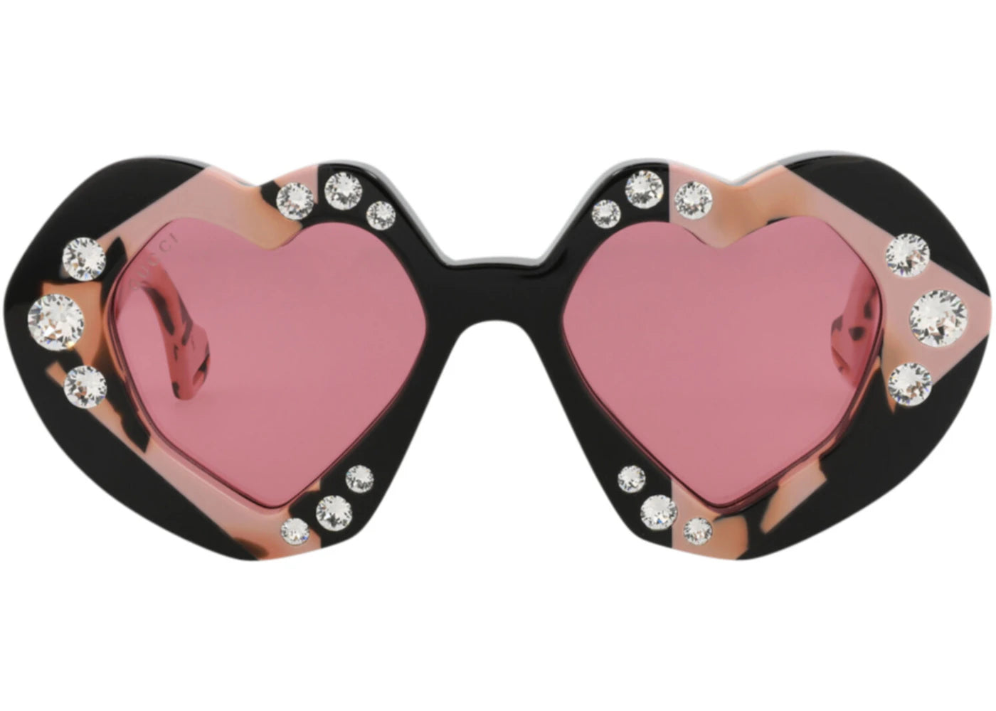 Gucci Cat Eye-Frame Recycled Acetate Sunglasses Black Havana Red (GG1329S-30013929-001)