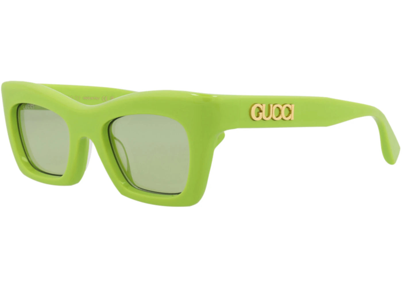 Gucci Cat Eye-Frame Recycled Acetate Sunglasses Green Green Green (GG1773S-30015635-006)
