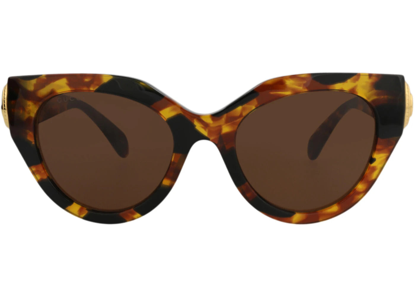 Gucci Cat Eye-Frame Recycled Acetate Sunglasses Havana Havana Brown (GG1408S-30014417-002)
