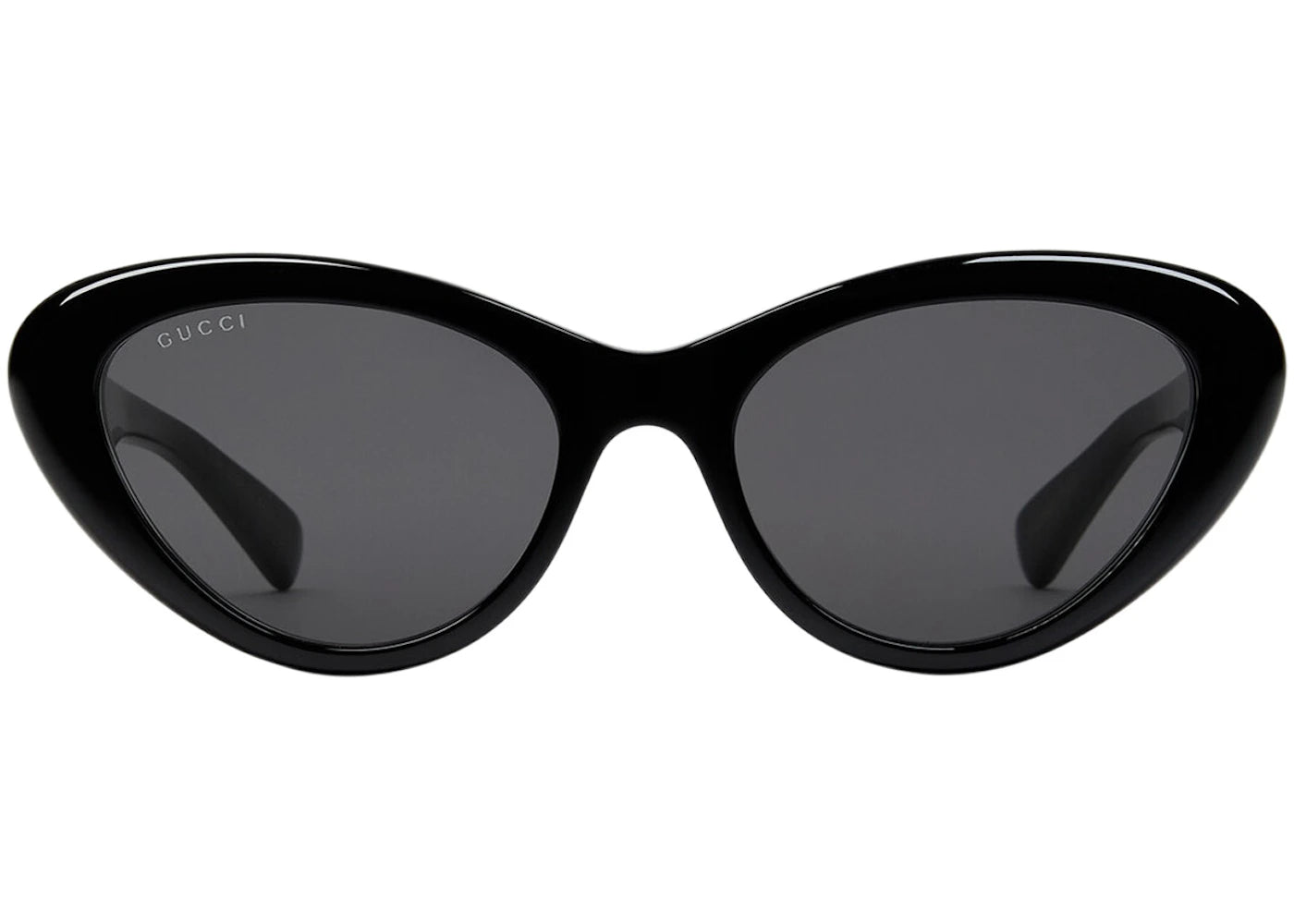 Gucci Cat-Eye Frame Sunglasses Black/Solid Grey (‎706685 J0740 1012)