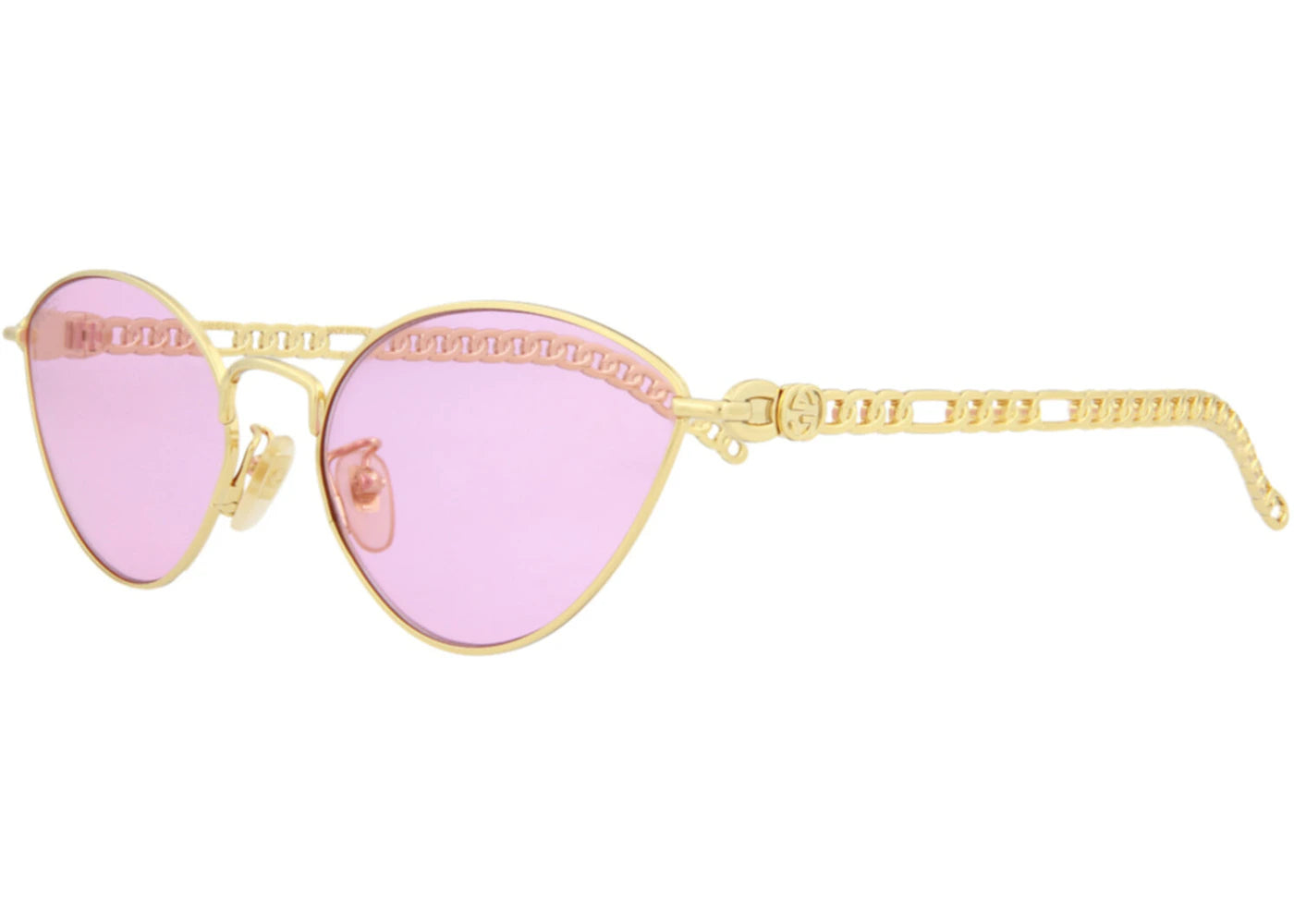 Gucci Cat Eye Sunglasses Gold/Pink (GG0977S-30011141-004)