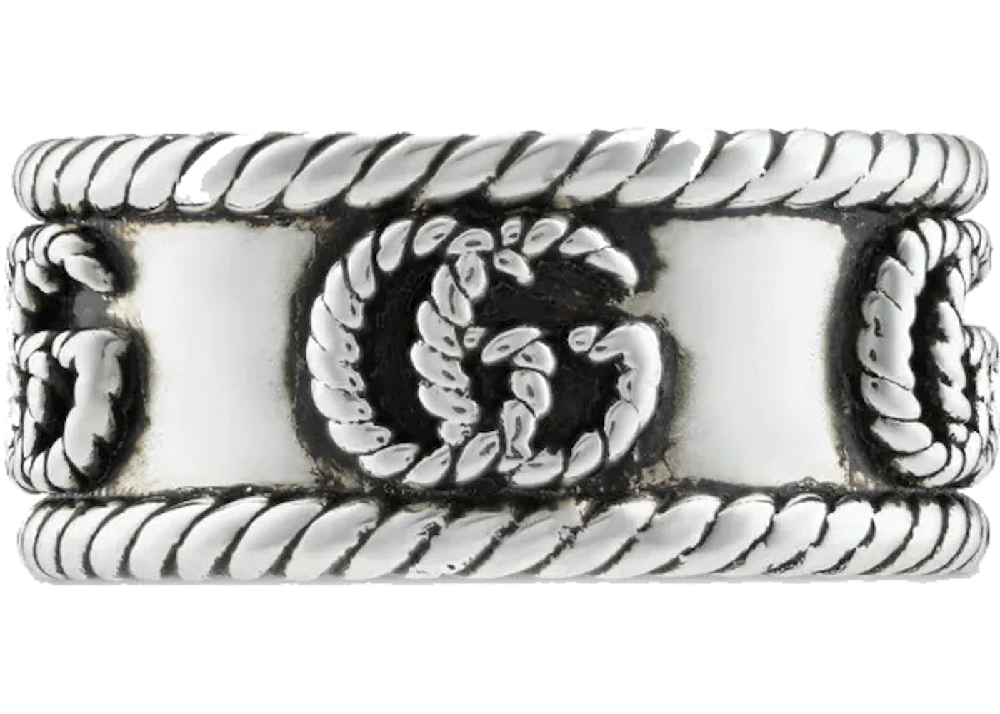 Gucci Double G Ring Silver