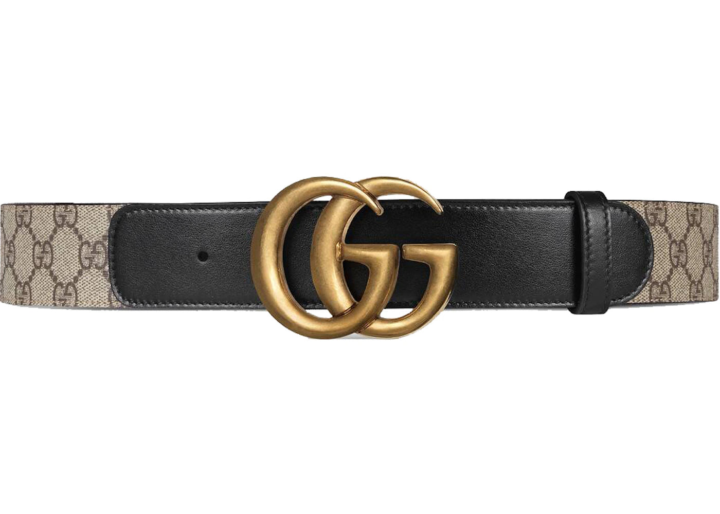 Gucci GG Belt Double G Buckle 1.5 Width Black