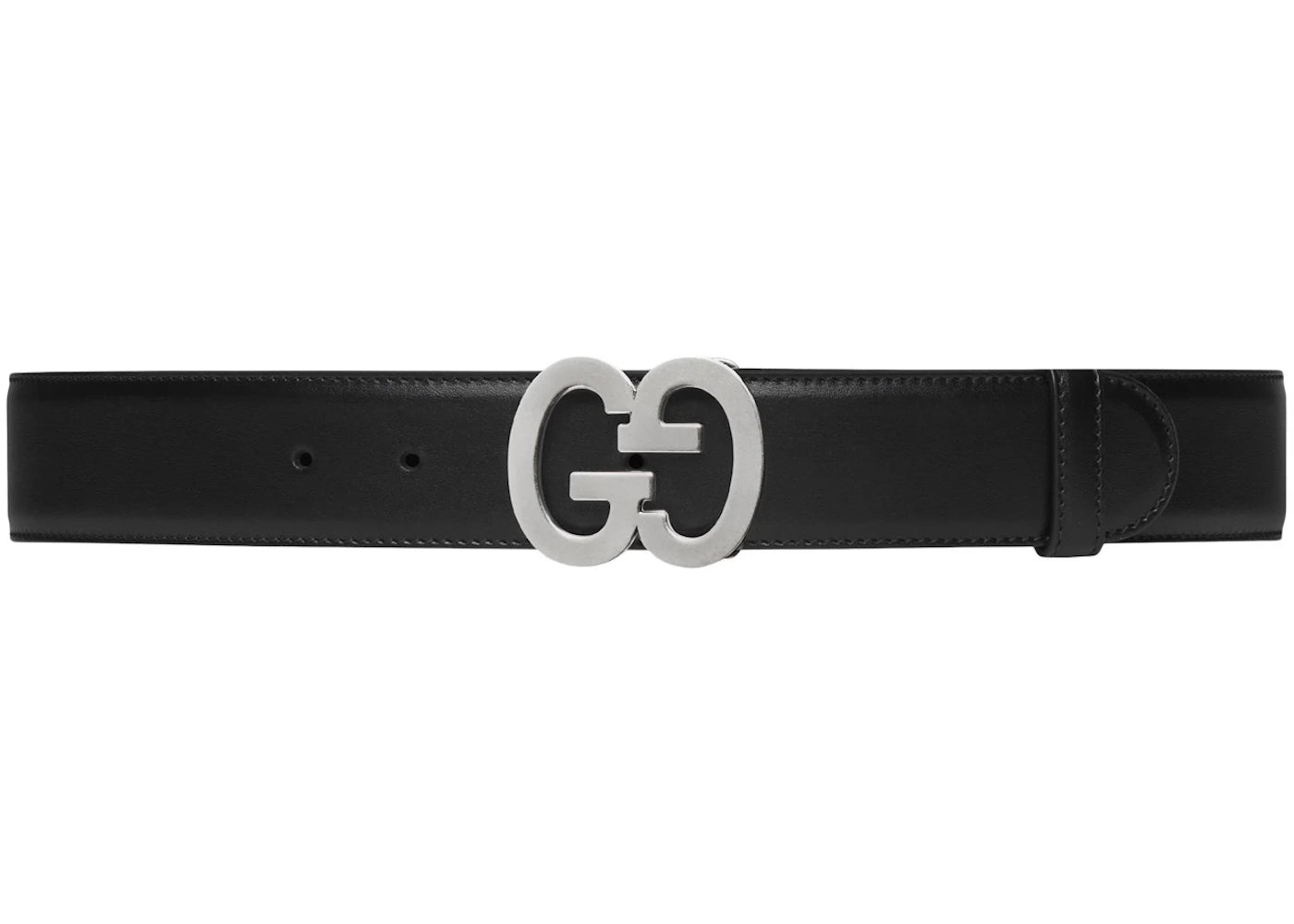 Gucci GG Buckle Wide Belt Black