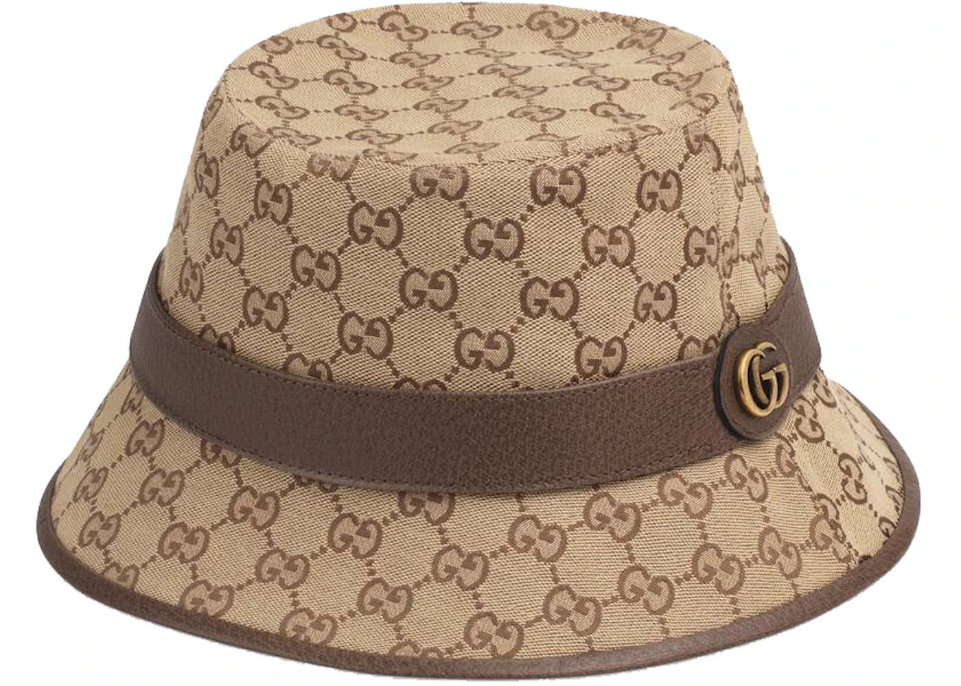 Gucci GG Canvas Fedora Beige/Brown
