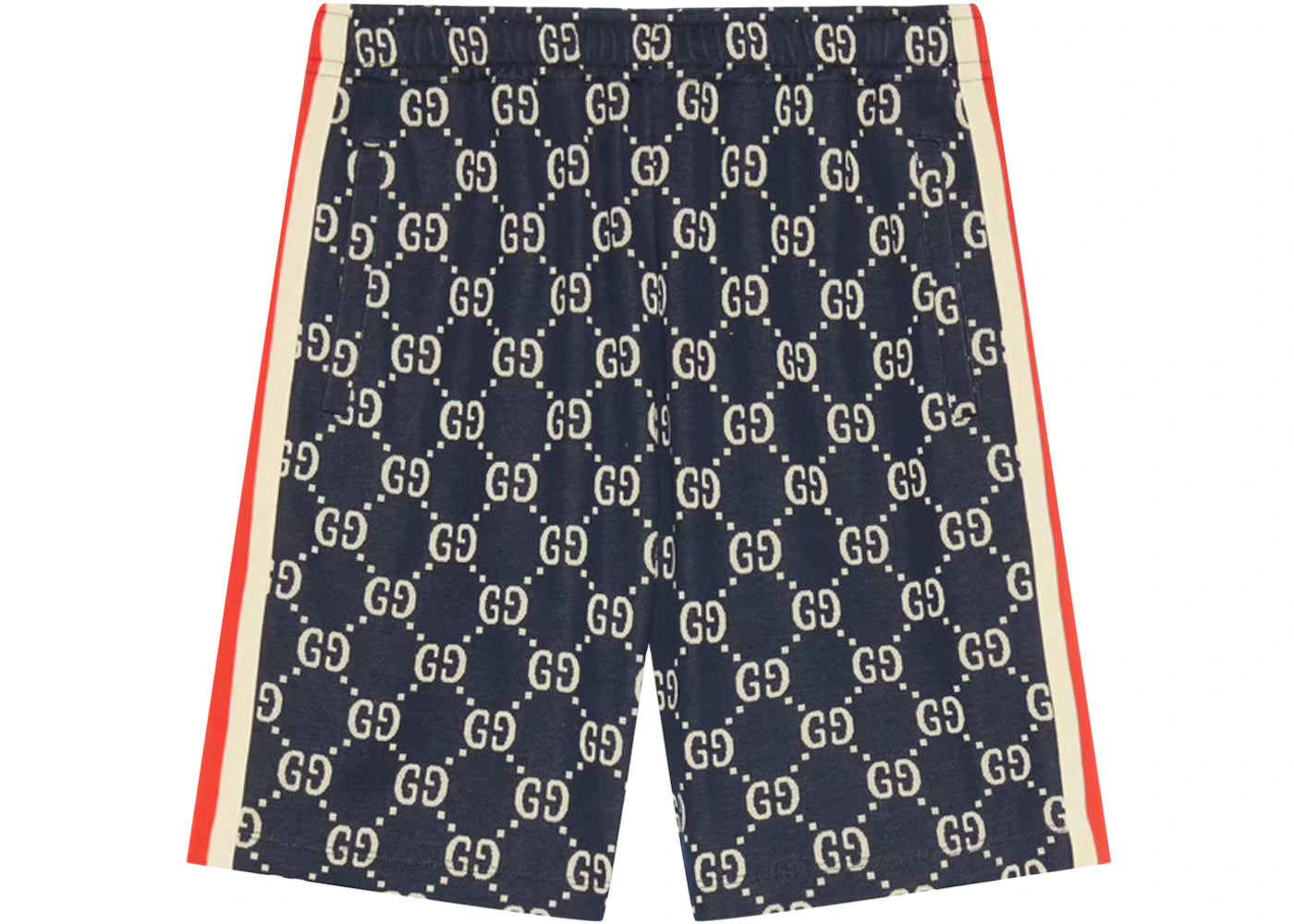 Gucci GG Jacquard Shorts Blue/Ivory