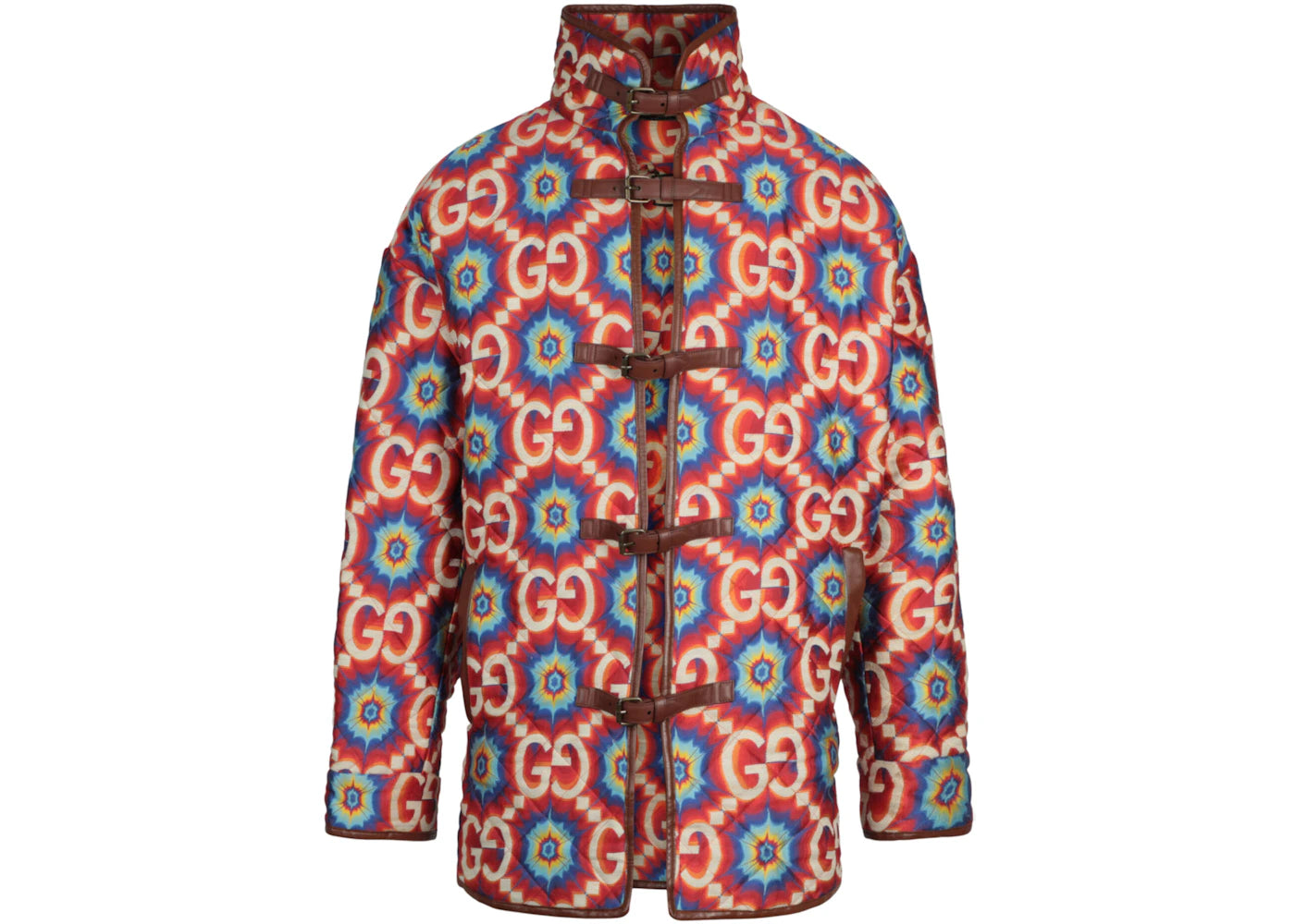 Gucci GG Kaleidoscope Quilted Jacket Red
