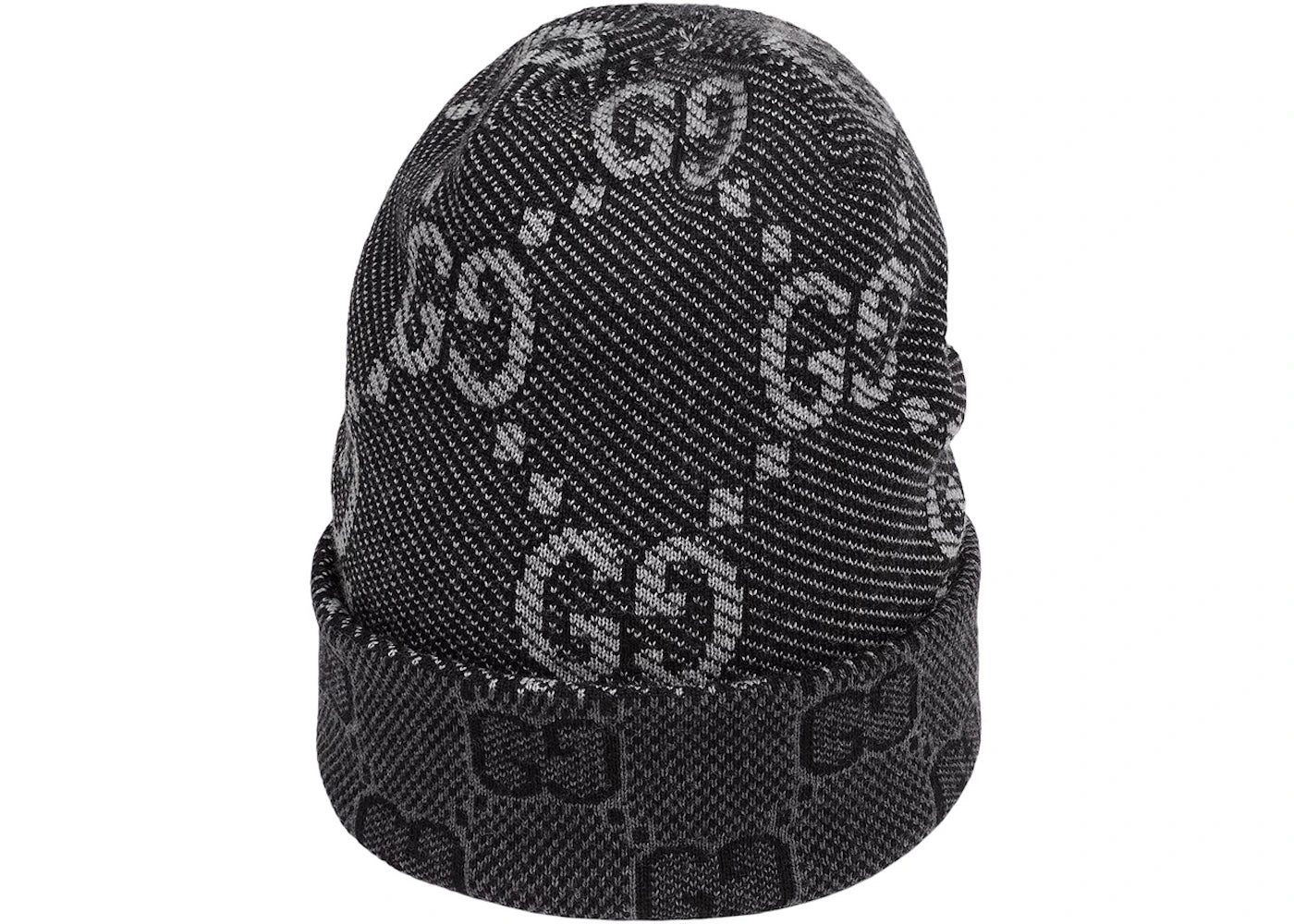 Gucci GG Wool Hat Black/Dark Grey