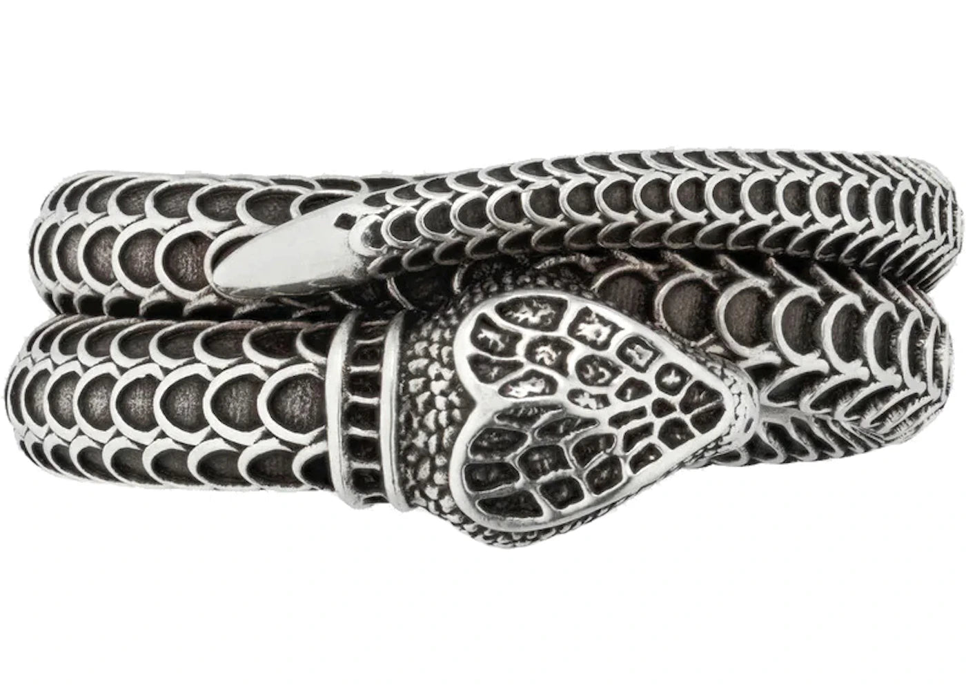 Gucci Garden Snake Ring Silver