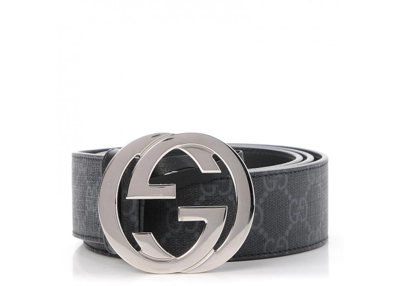 Gucci Interlocking G Belt GG Supreme Black