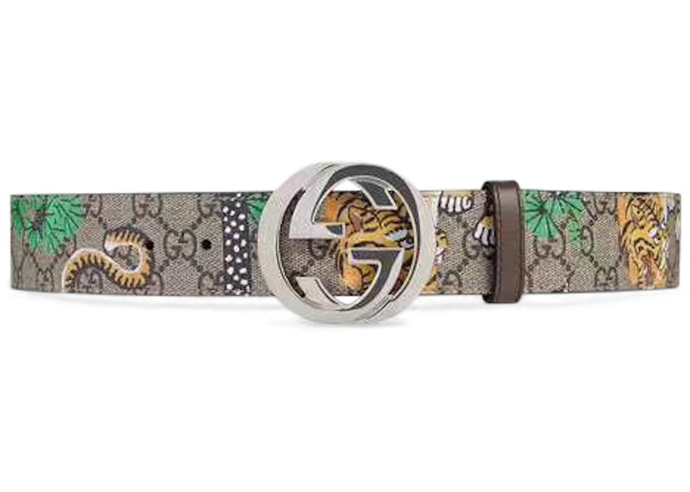 Gucci Interlocking G Belt Supreme GG Bengal Beige/Brown/Multicolor