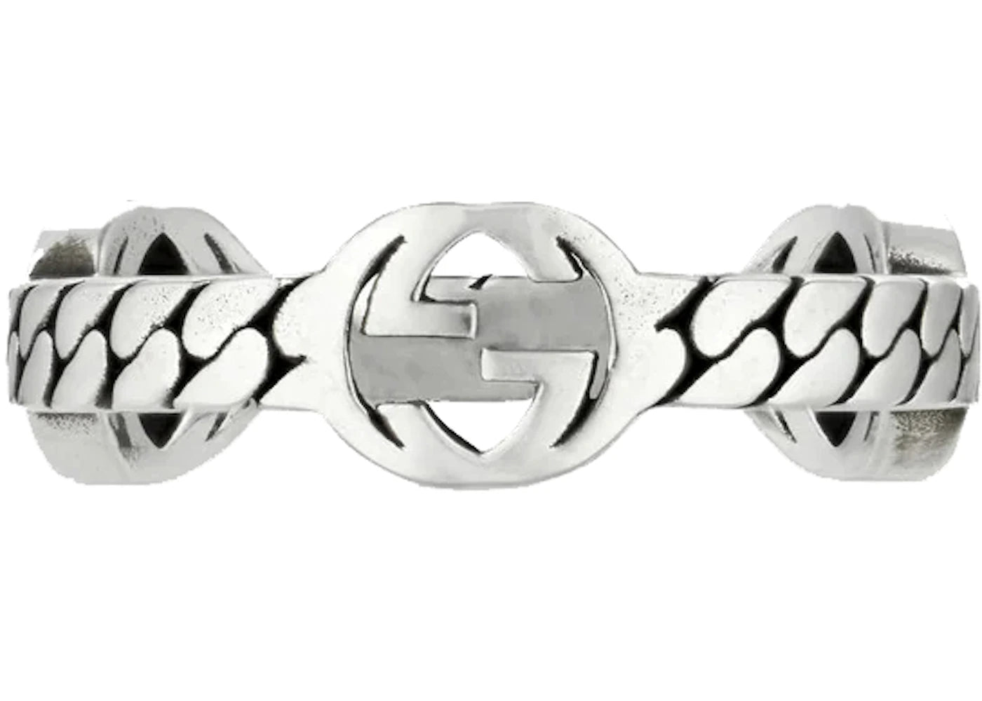 Gucci Interlocking G Ring Silver