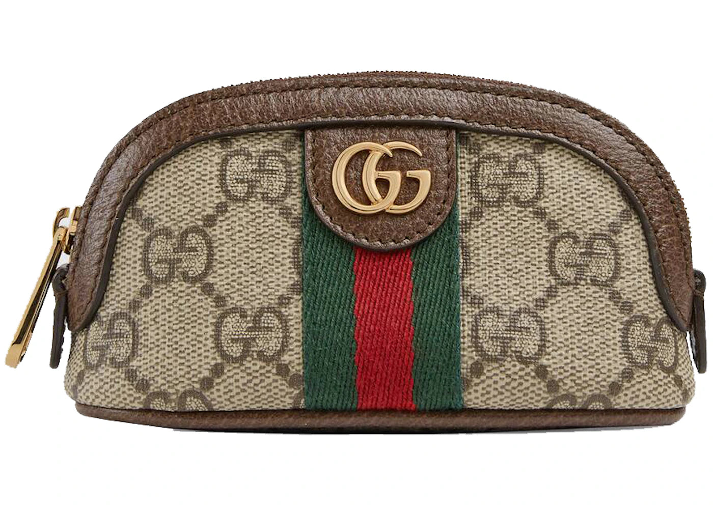 Gucci Ophidia GG Key Pouch Beige/Ebony