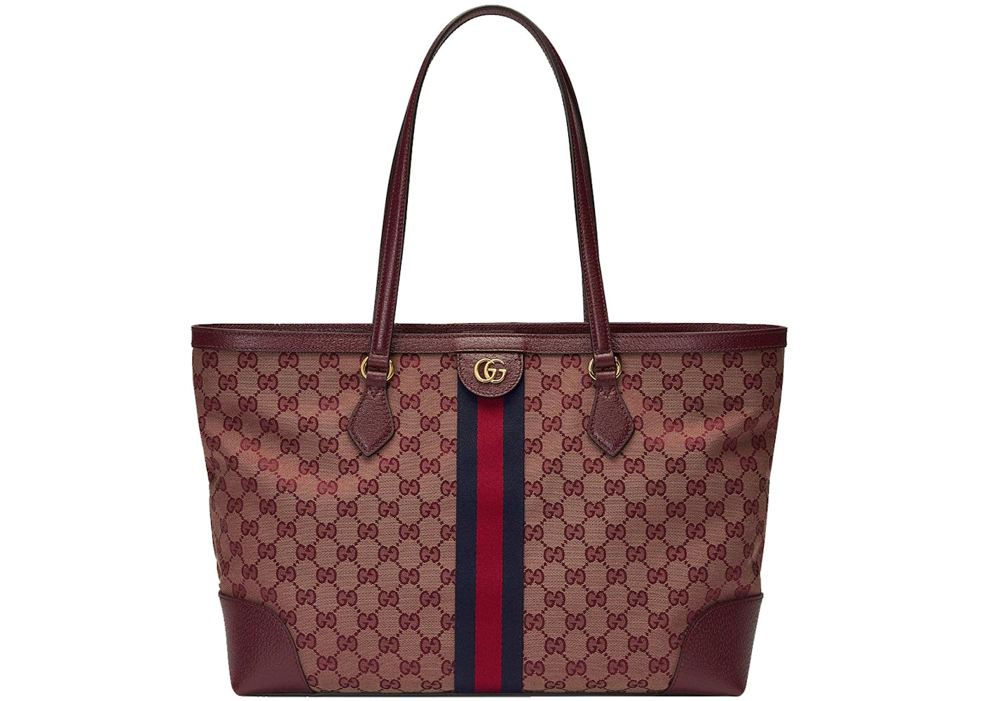 Gucci Ophidia GG Medium Tote Medium GG Beige/Burgundy