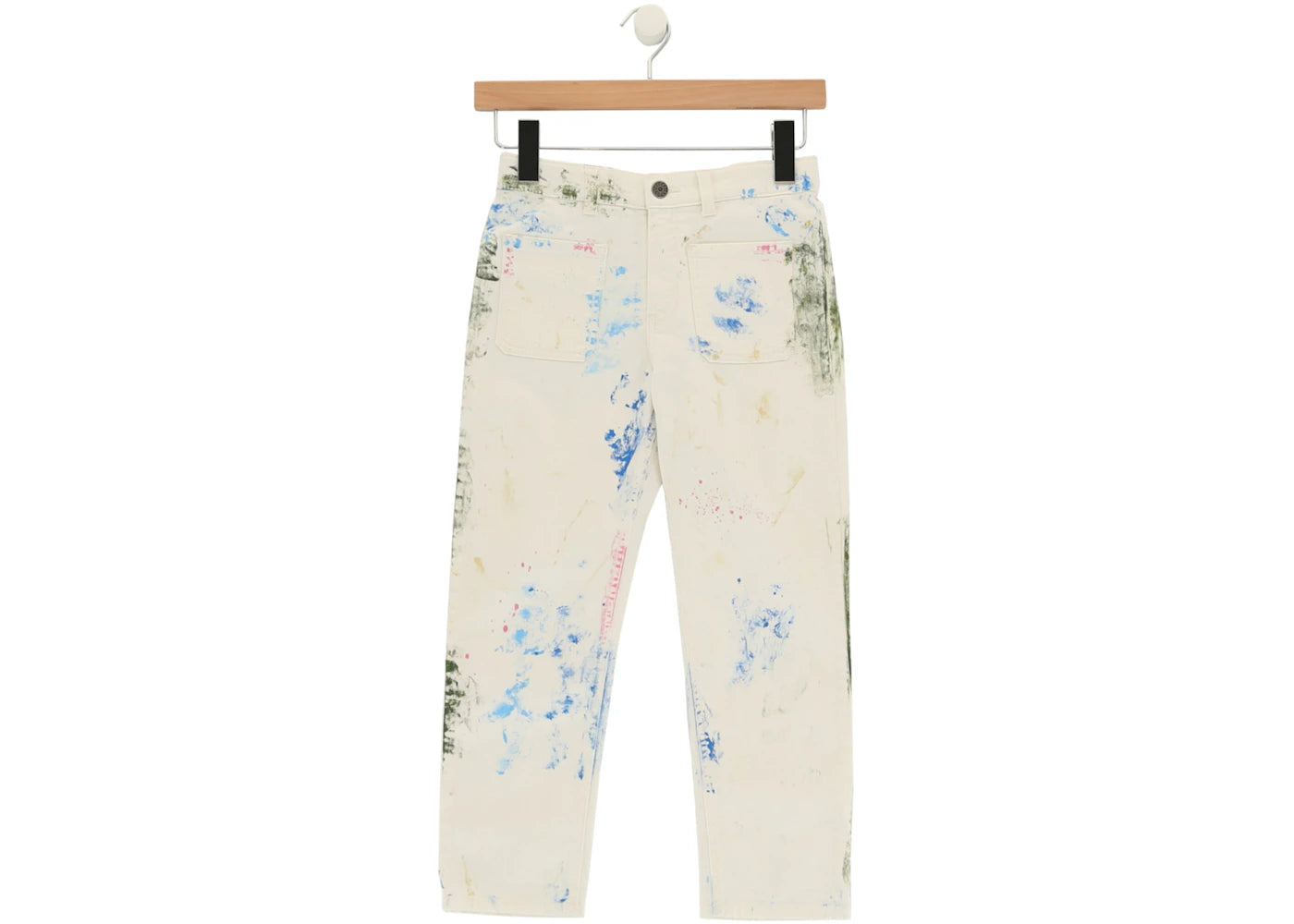 Gucci Paint Splatter Jeans White