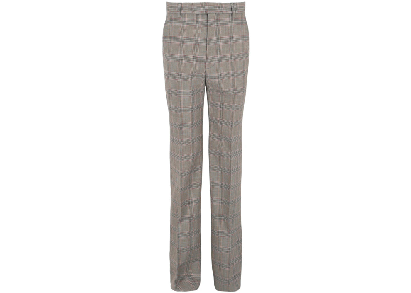 Gucci Prince Of Wales Wool Check Pants Grey
