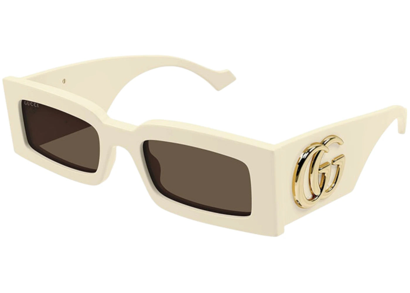 Gucci Rectangle Sunglasses Ivory (GG1425S 004)