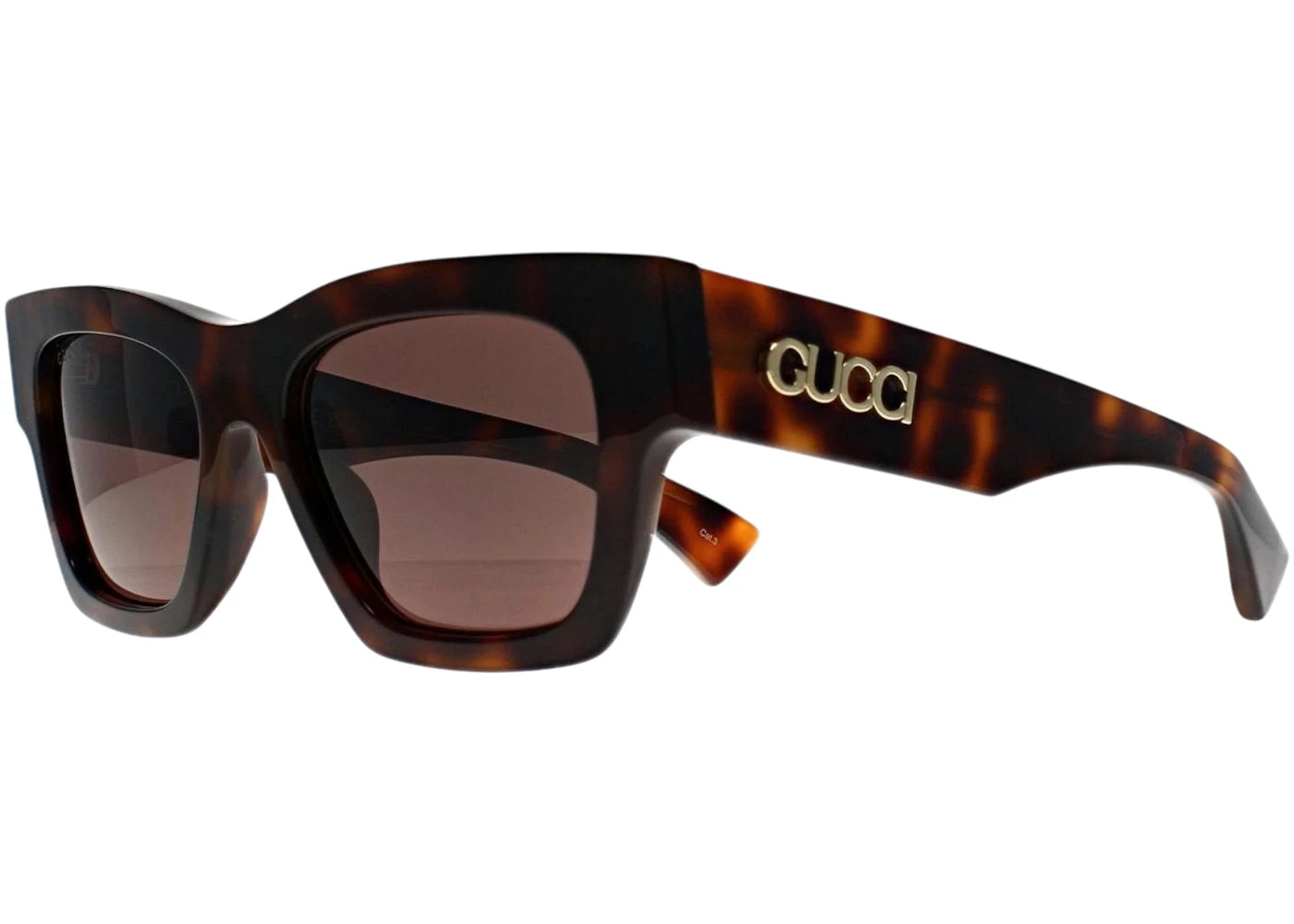 Gucci Rectangular Sunglasses Havana Brown (GG1835S-002)