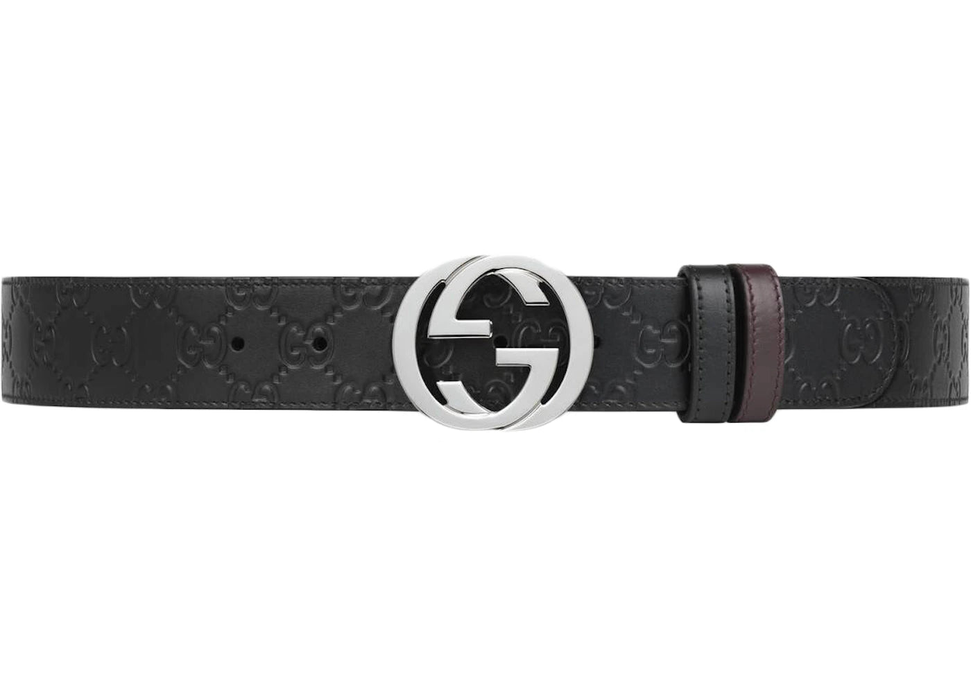 Gucci Reversible Signature Belt Black
