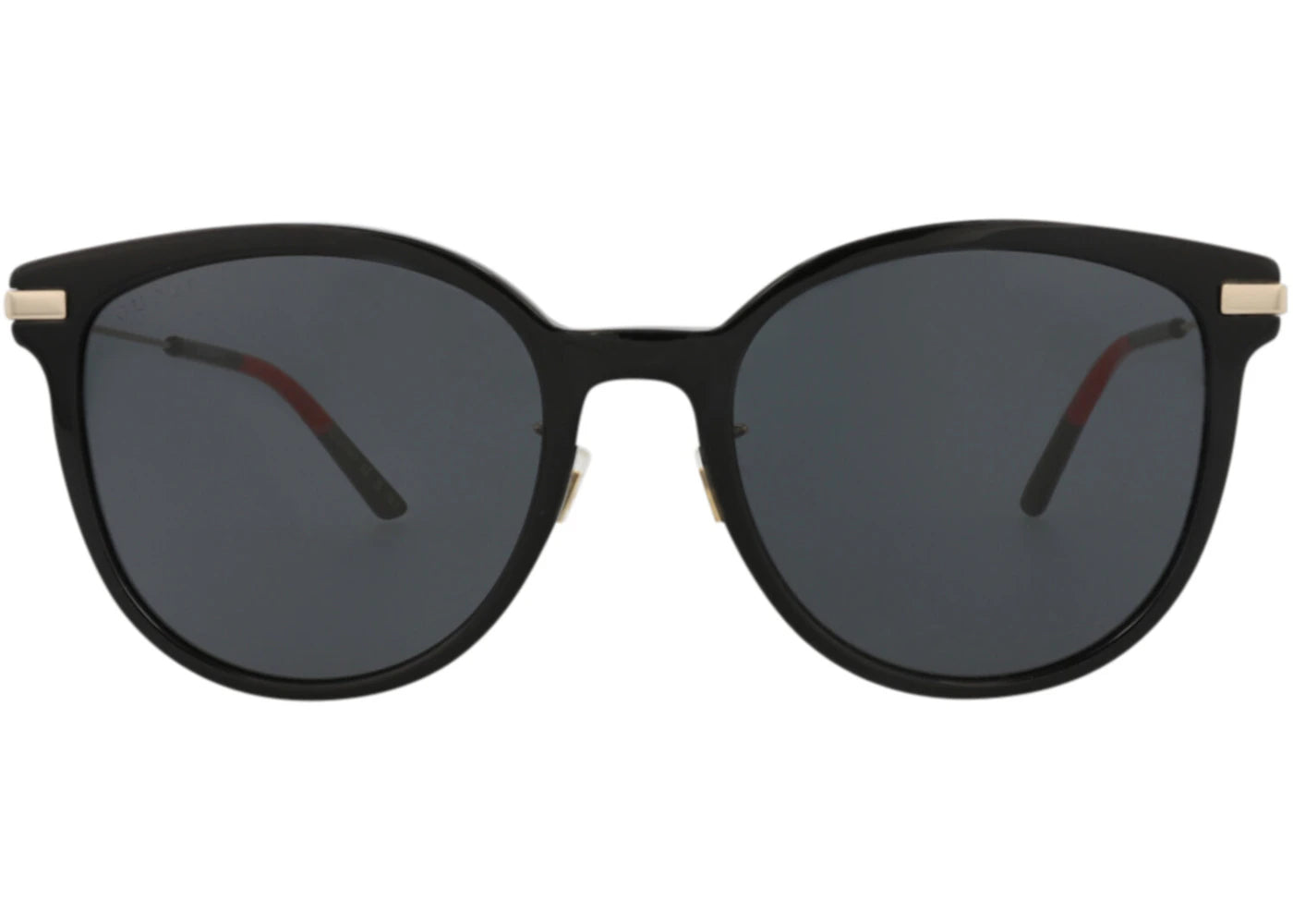 Gucci Round-Frame Acetate Sunglasses Black/Gold/Grey (GG1196SK-30013491-003)