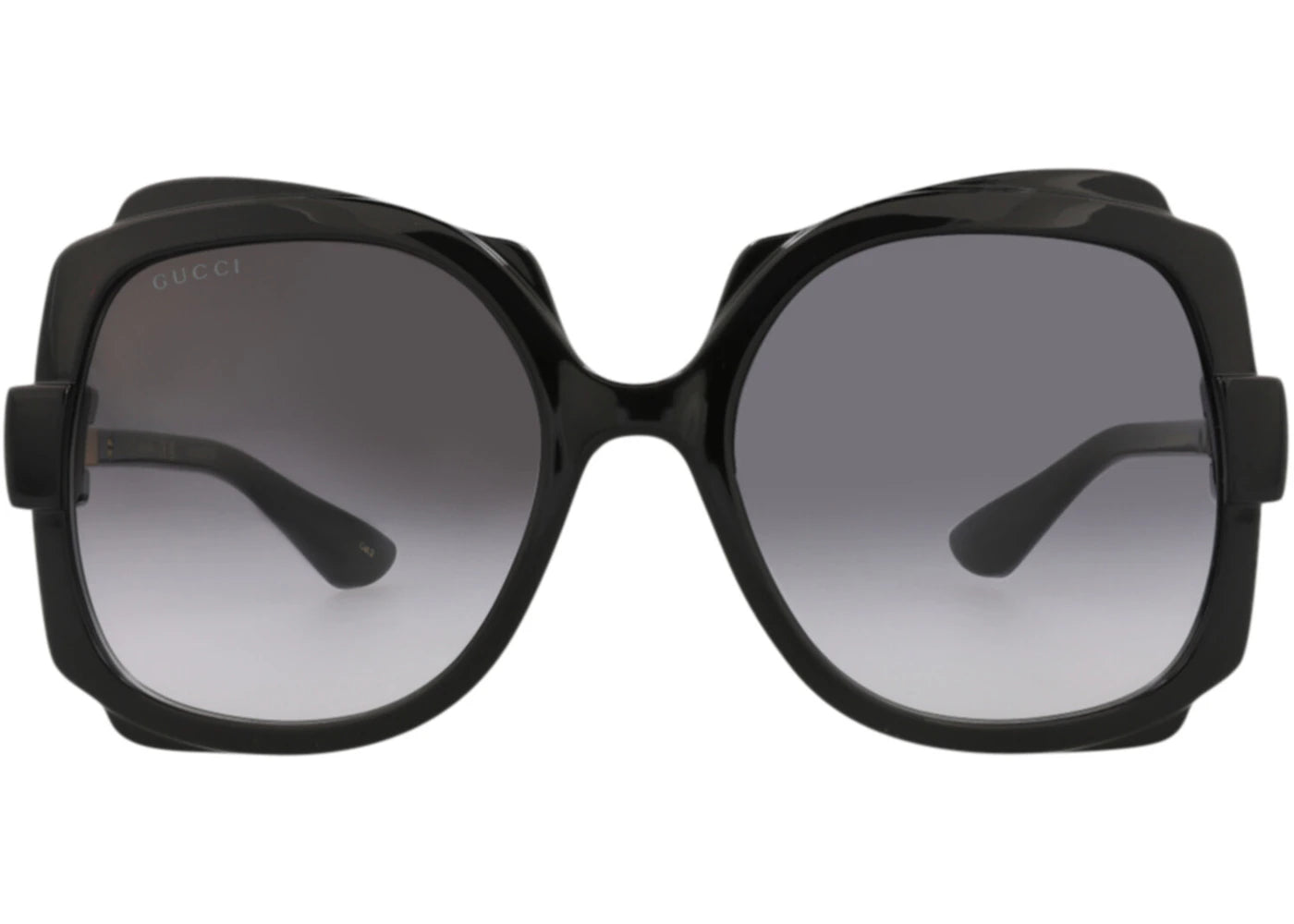 Gucci Round-Frame Injection Sunglasses Black/Black/Grey (GG1431S-30014433-001)