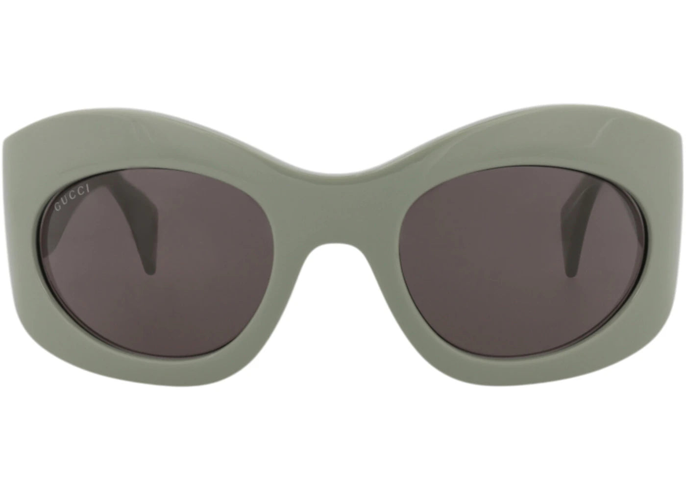 Gucci Shield-Frame Recycled Acetate Sunglasses Green Green Grey (GG1463S-30014463-004)