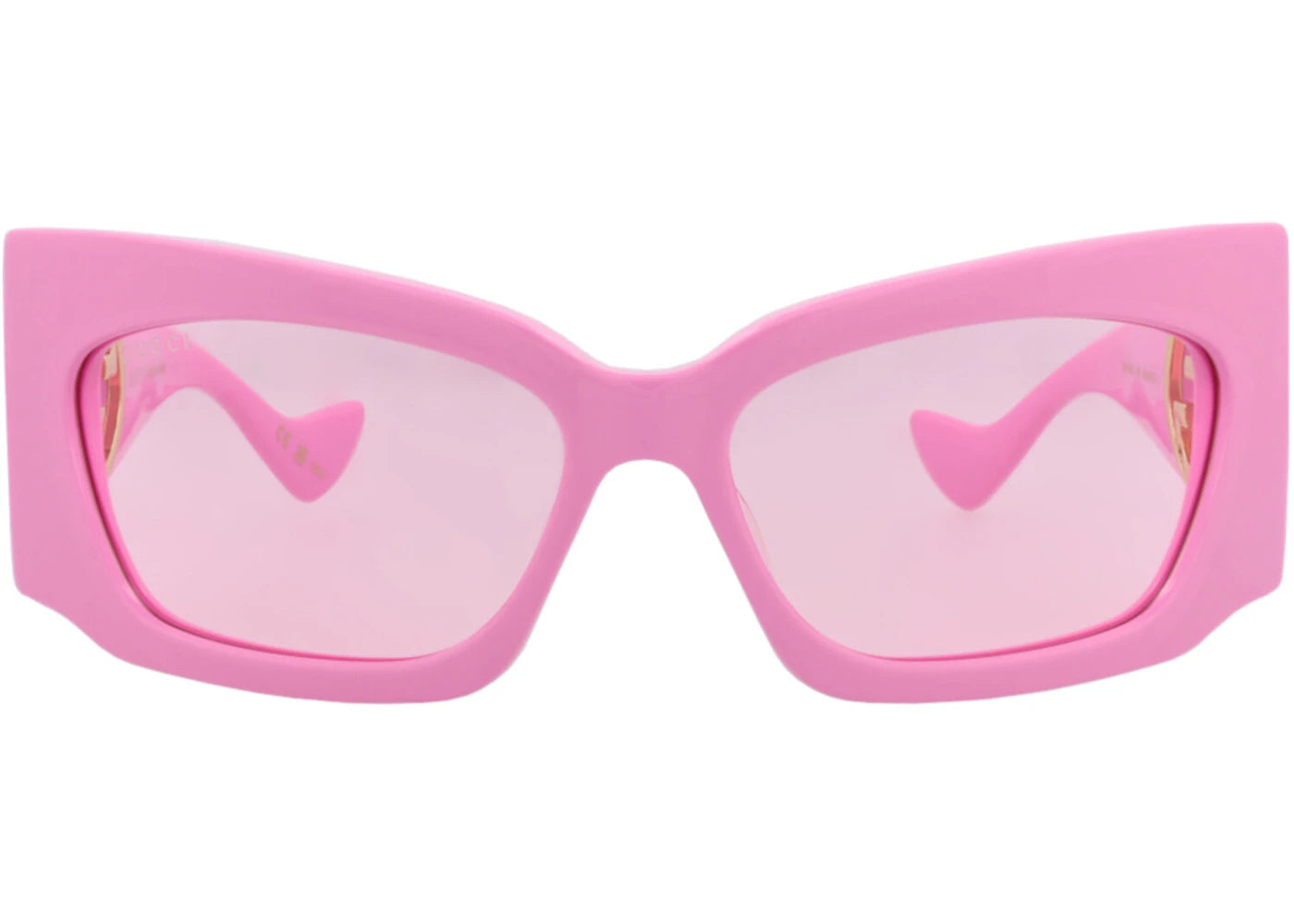 Gucci Shield-Frame Recycled Acetate Sunglasses Pink Pink Pink (GG1412S-30014422-003)