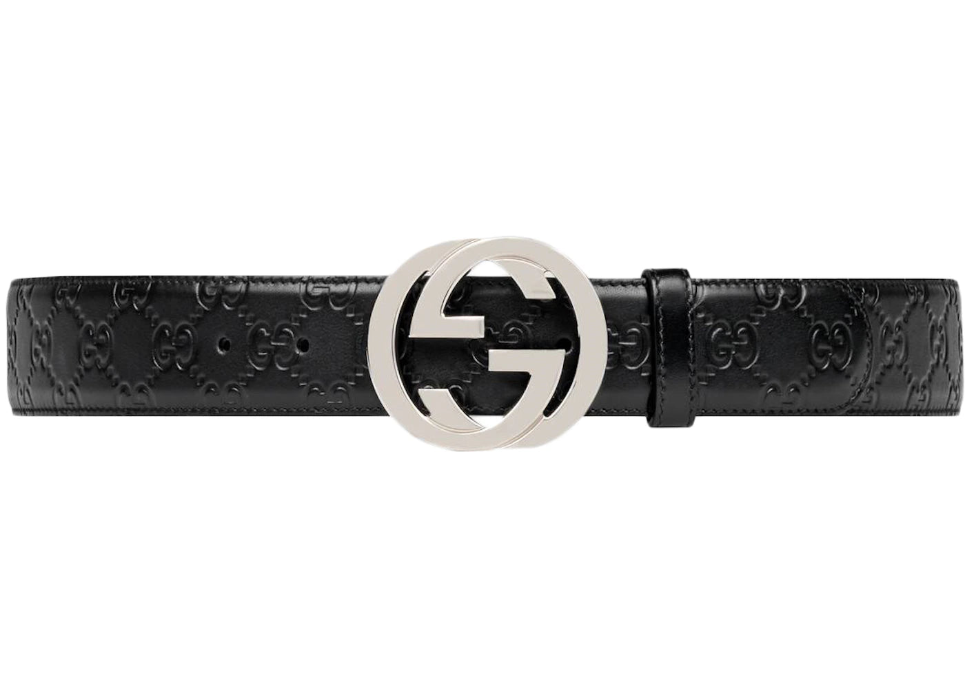 Gucci Signature Leather Belt Black