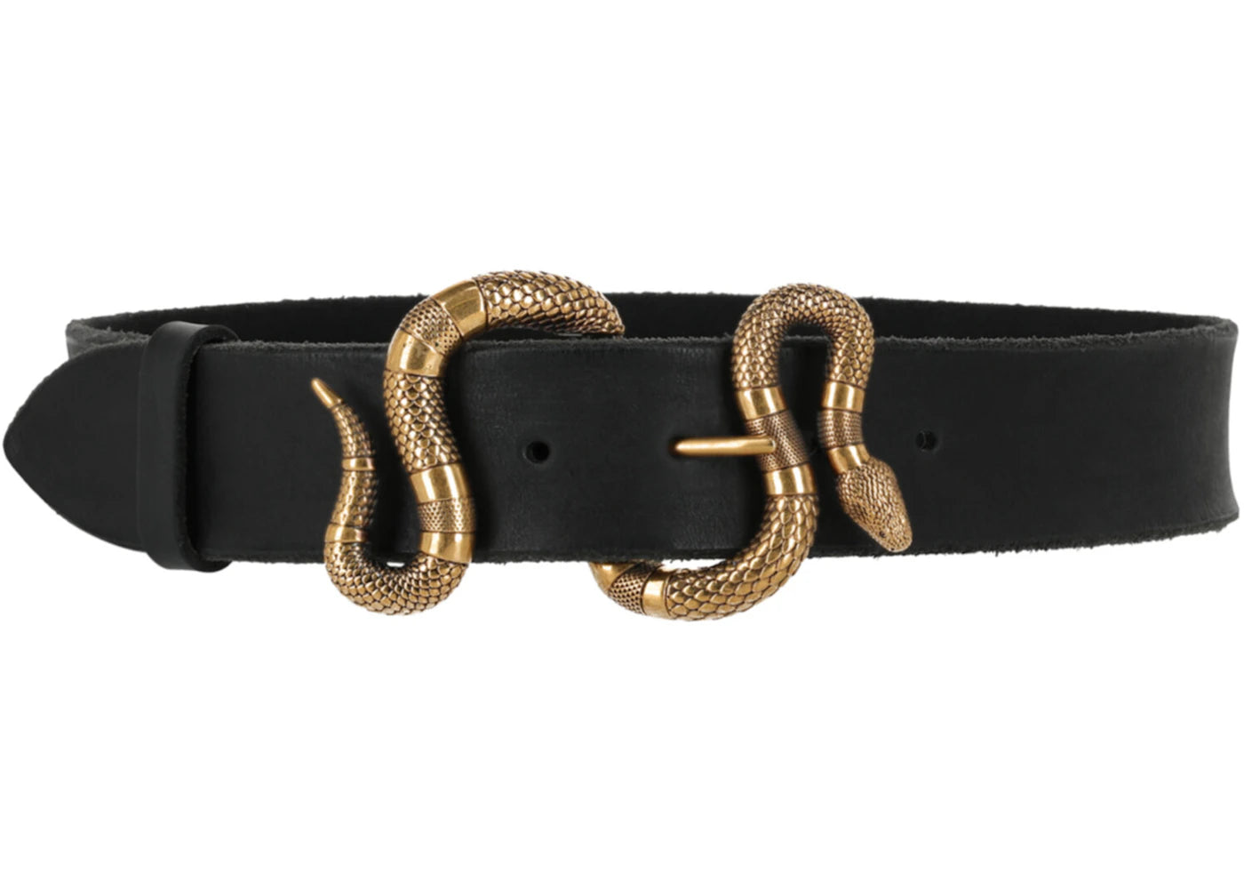 Gucci Snake Buckle Belt Black