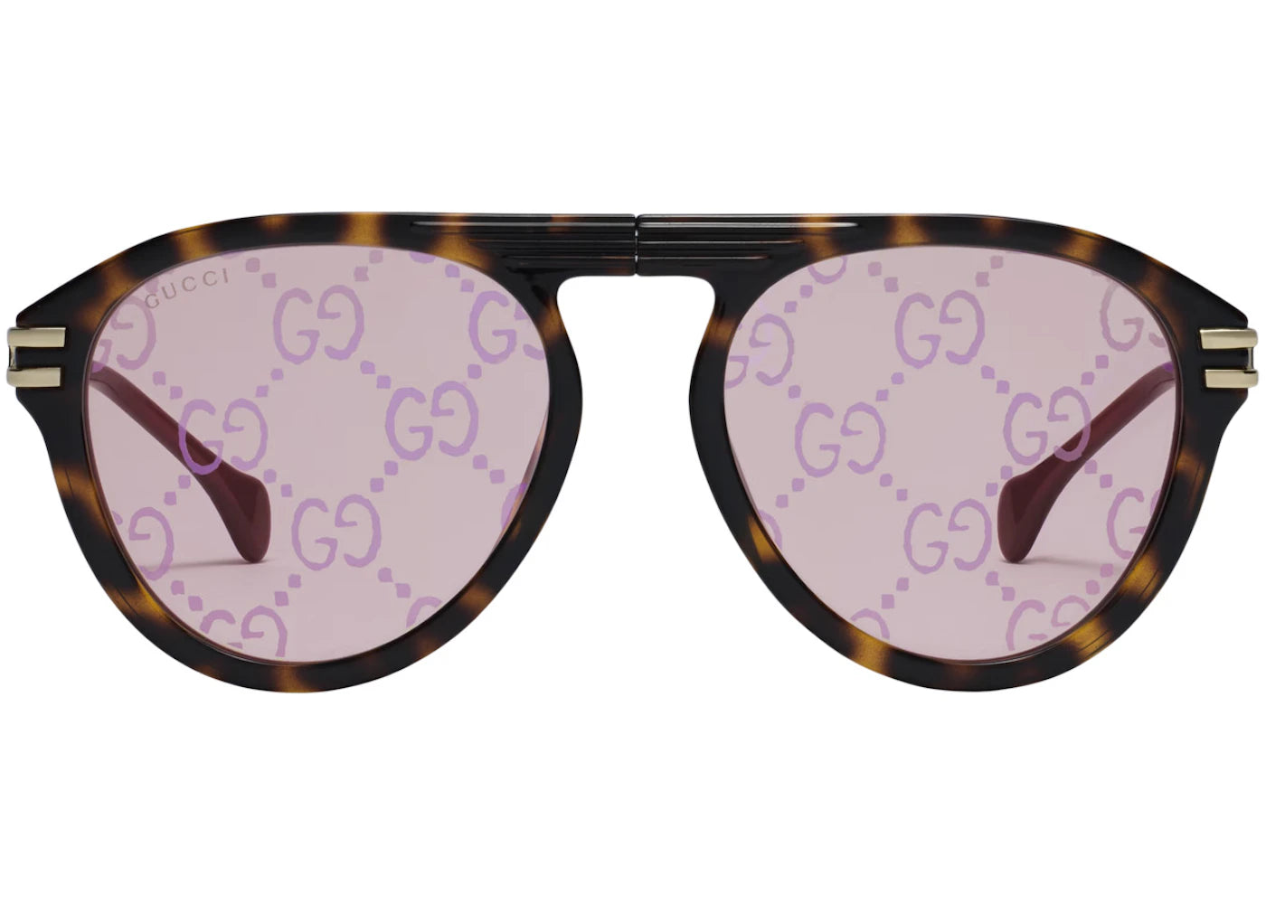 Gucci Specialized Fit Round Sunglasses Dark Brown Injected Acetate Frame (‎733397 J1692 2369)