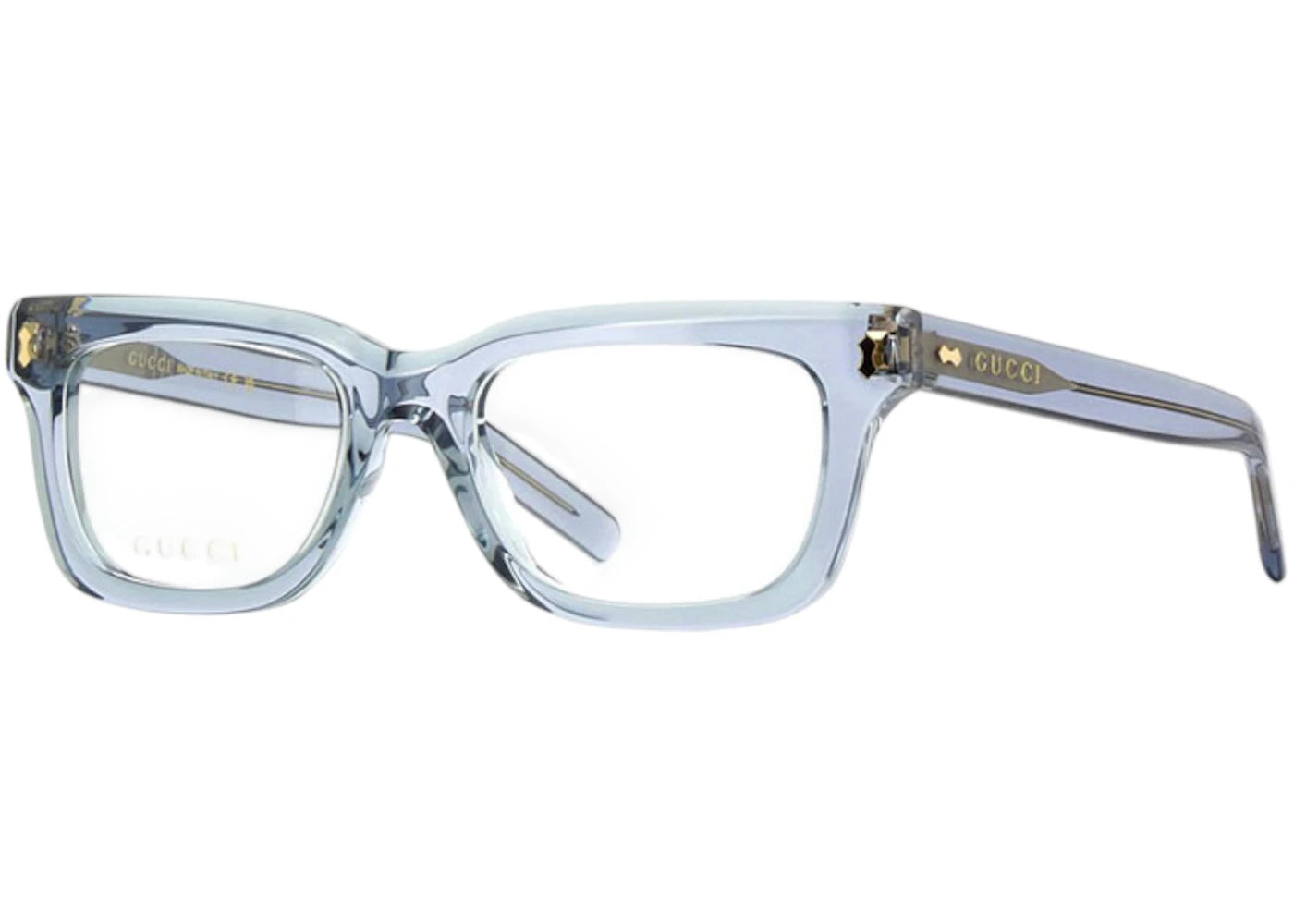 Gucci Square Eyeglasses Transparent Grey (GG1522O 008)