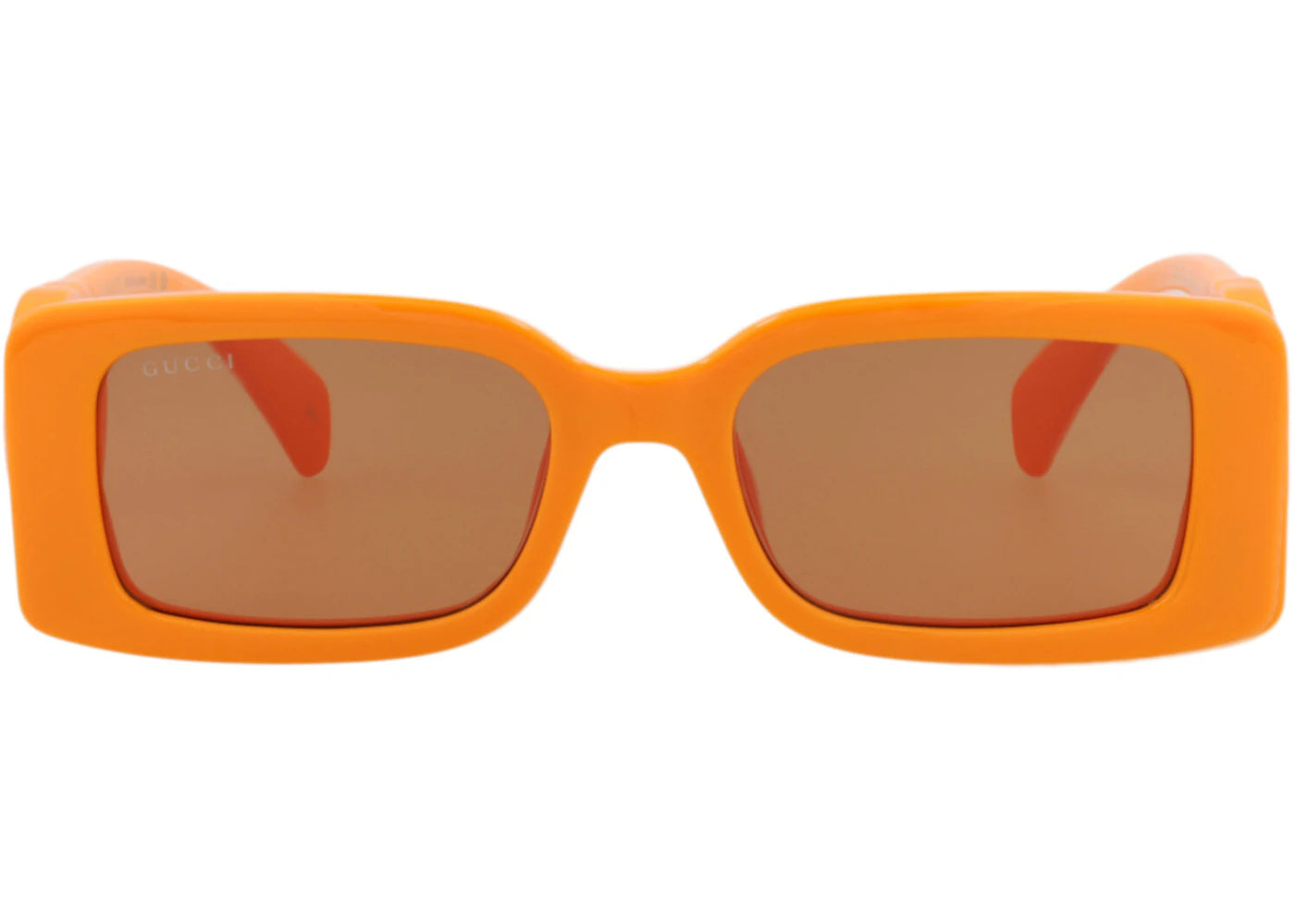 Gucci Square-Frame Injection Sunglasses Orange Orange Brown (GG1325S-30013843-008)