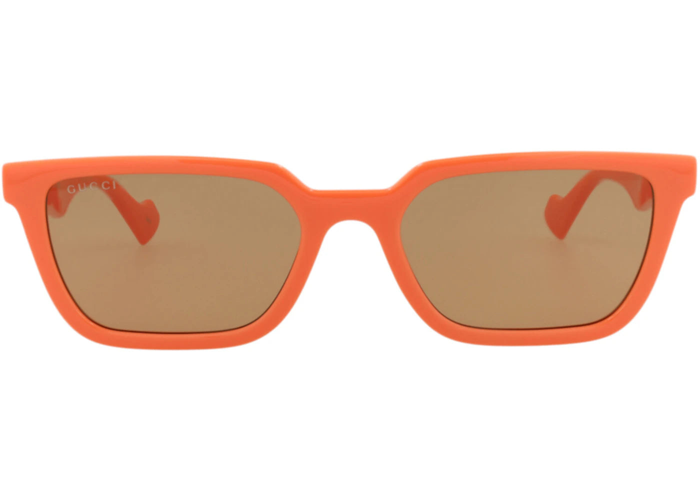 Gucci Square-Frame Injection Sunglasses Orange Orange Brown (GG1539S-30014815-004)