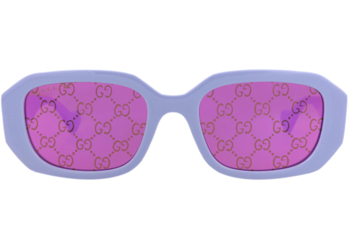 Gucci Square-Frame Injection Sunglasses Violet Violet Pink (GG1535S-30014812-004)