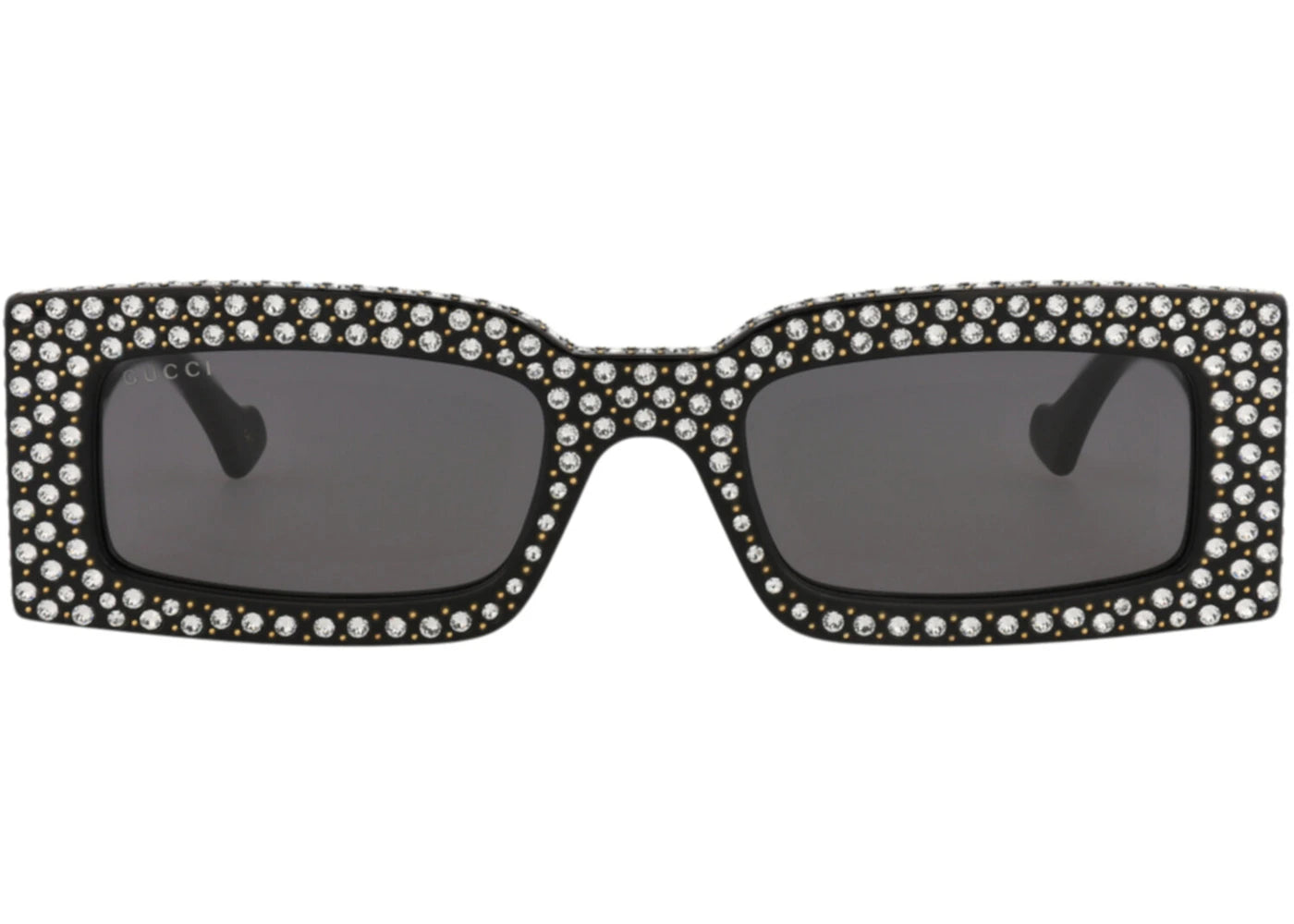 Gucci Square-Frame Recycled Acetate Sunglasses Black Black Grey (GG1425S-30014487-005)