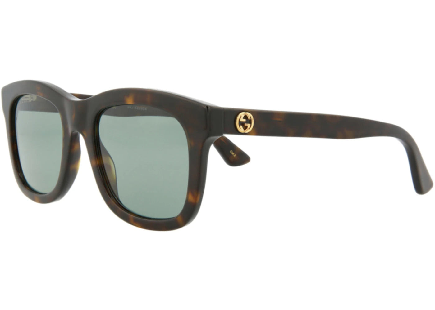 Gucci Square Rectangle Sunglasses Havana/Havana/Green (GG0326S-30002857-002)
