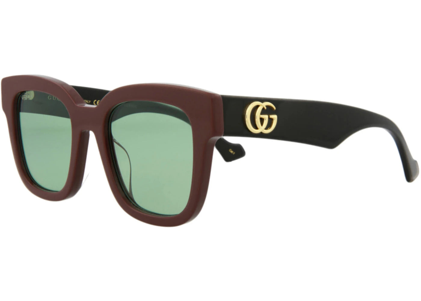 Gucci Square Sunglasses Brown/Black/Green (GG0998S-30011733-004)
