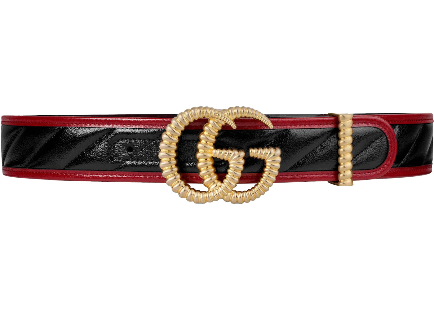 Gucci Torchon Double G Buckle Belt 1.6 Width Black
