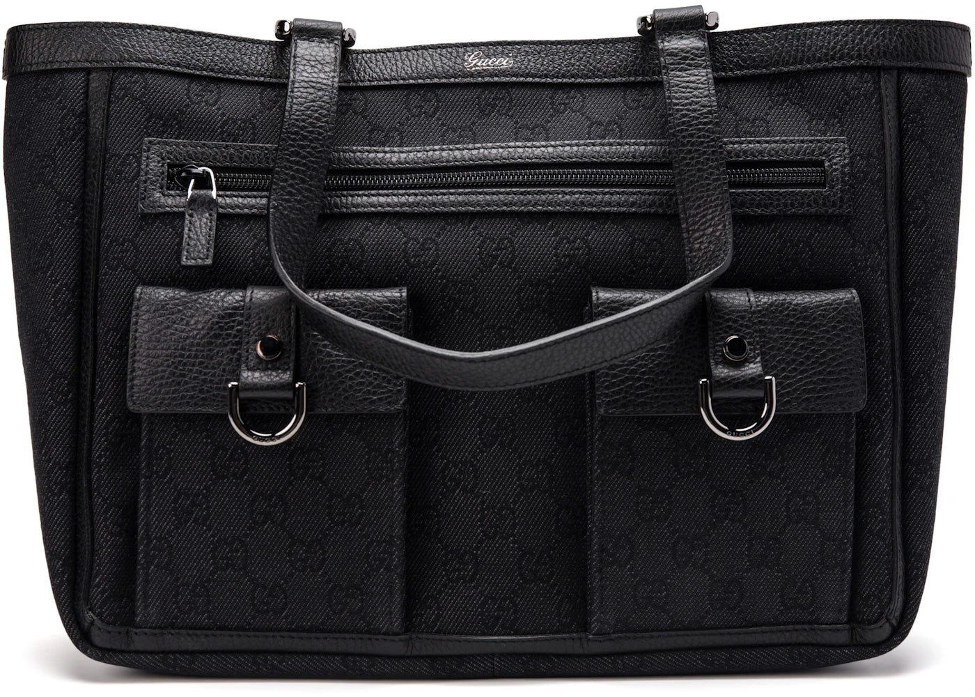 Gucci Abbey Tote Monogram GG D-Ring Detail