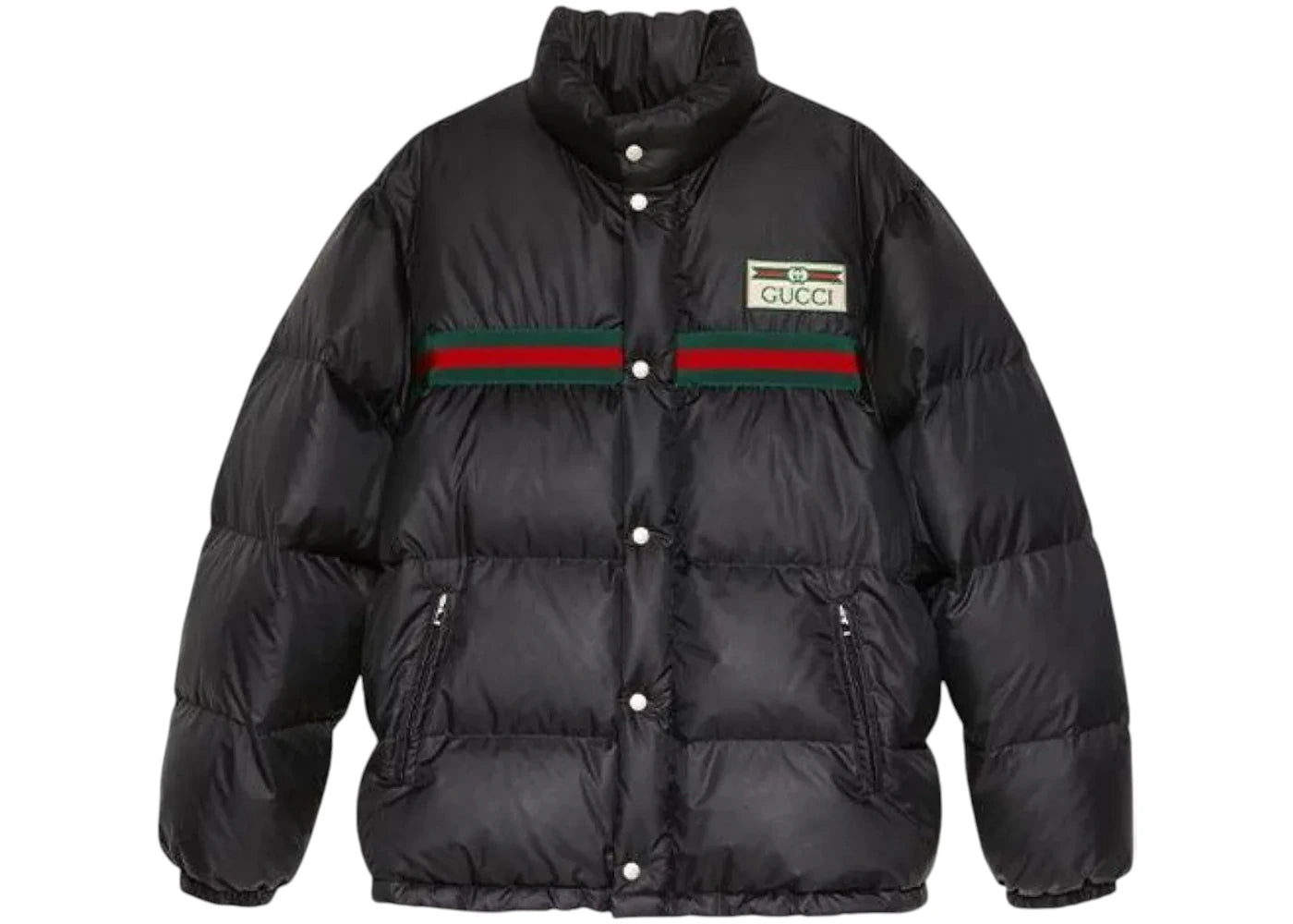 Gucci Water Repellent Down Jacket Black