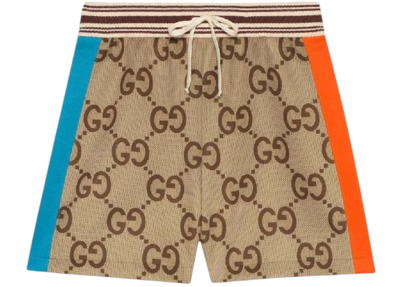 Gucci Womens Tessuto Jumbo GG Shorts Beige