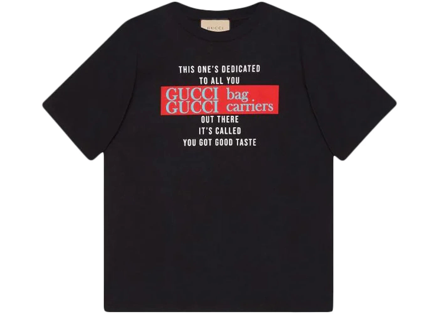Gucci You Got Good Taste' T-shirt Black/Red/White