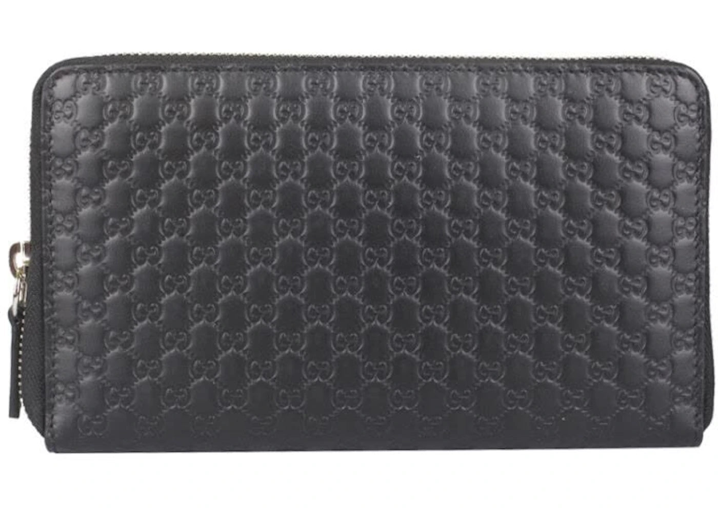 Gucci Zip Around Wallet Microguccissima Black